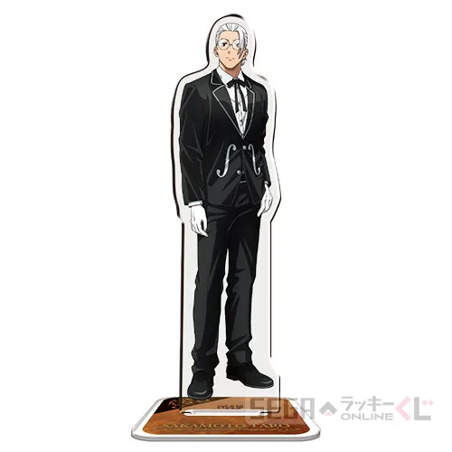 C賞-2 アクリルスタンド 坂本 太郎（細） [本体:約W3cm×H12cm 台座:約W4.5cm×H4.5cm]