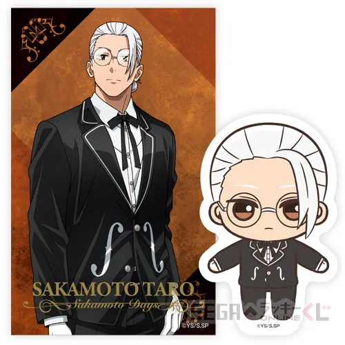 F賞-2 ステッカーセット 坂本 太郎（細） [約W5cm×H8cm,約W3.4cm×H5.4cm]