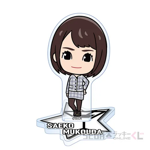 E賞-4 みんな集合！イラスト アクリルスタンド (向田紗栄子) [本体 : 約W4×H7cm 台座 : 約W5×H5cm]