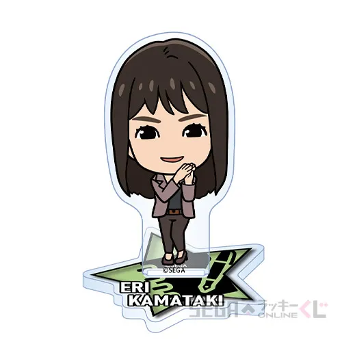 E賞-7 みんな集合！イラスト アクリルスタンド (鎌滝えり) [本体 : 約W4×H7cm 台座 : 約W5×H5cm]