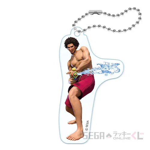 G賞-10 春日一番 アクティブ アクリルキーホルダー 10 [約W4~7×H4~7cm]