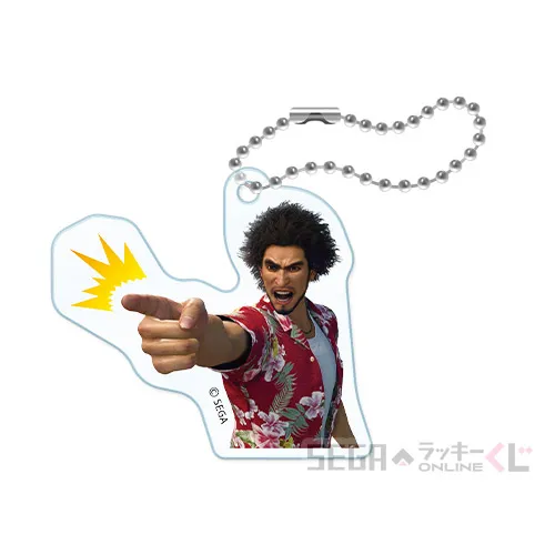 G賞-11 春日一番 アクティブ アクリルキーホルダー 11 [約W4~7×H4~7cm]