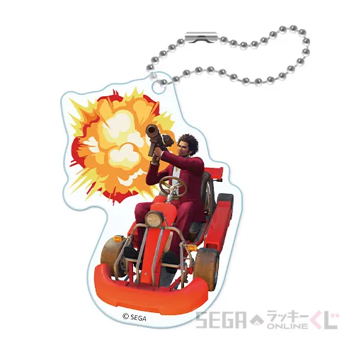 G賞-4 春日一番 アクティブ アクリルキーホルダー 4 [約W4~7×H4~7cm]