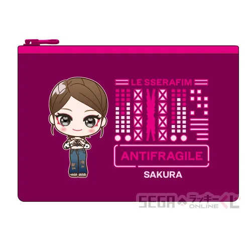 C賞-2 ポーチ SAKURA [約W17cm×D1.5cm×H12cm]