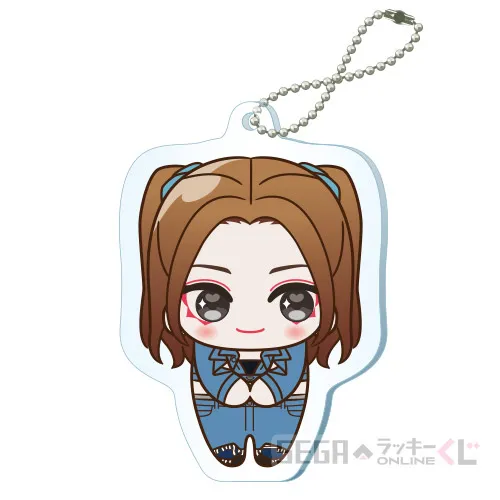 E賞-8 アクリルキーホルダー HUH YUNJIN デザインB [約W4.4cm×H6.3cm内]