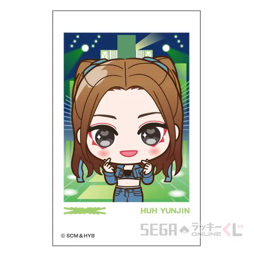 インスタントフォト風カード HUH YUNJIN