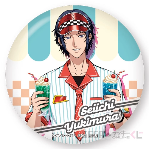 F賞-4 缶バッジ 幸村精市 [約7.5cm]