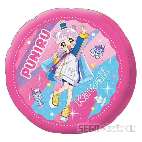 C賞-1 クッション いつものかわいいぷにる [約W30×H30cm]