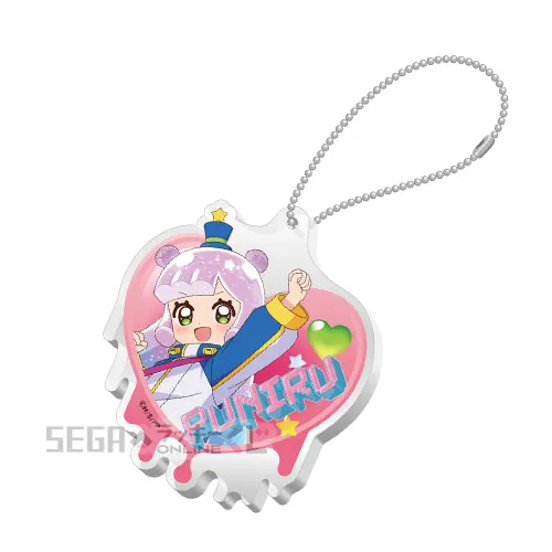 E賞-2 アクリルキーホルダー いつものかわいいぷにる B [約W6.9×H8cm]