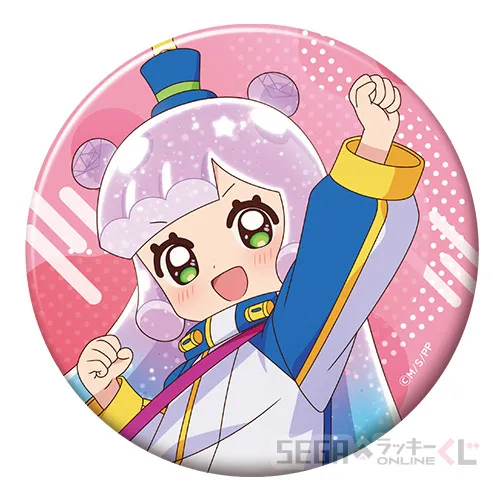 F賞-1 ビッグ缶バッジ いつものかわいいぷにる A [約W7.5×H7.5cm]