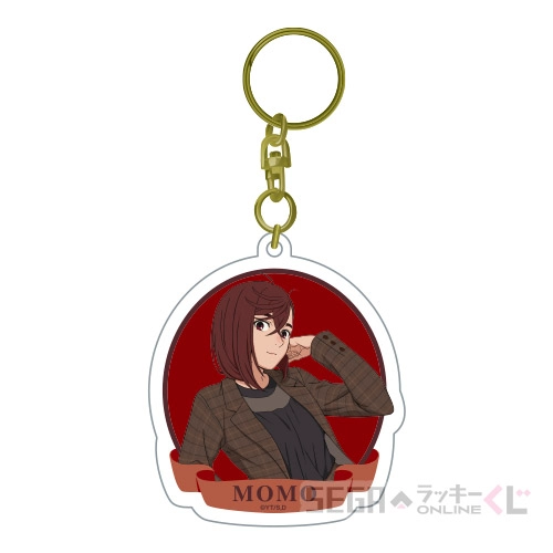 E賞-1 アクリルキーホルダー モモ A [全長約5~5.5cm]