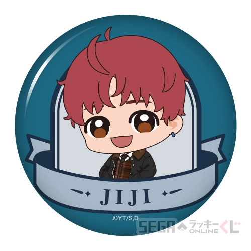 F賞-6 缶バッジ ジジ B [全長約7.5cm]