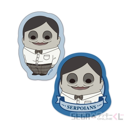 G賞-12 ステッカーセット セルポ星人 [全長約4~7.5cm]