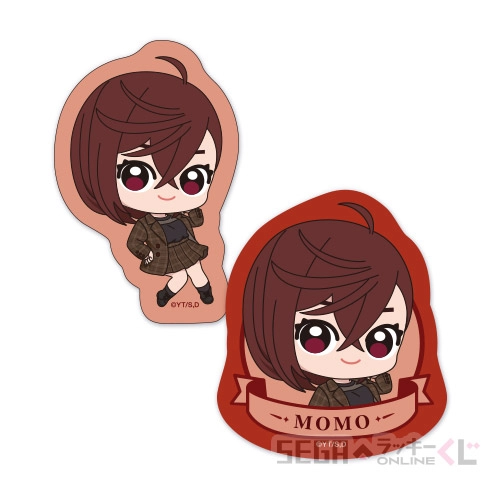 G賞-4 ステッカーセット モモ B [全長約4~7.5cm]