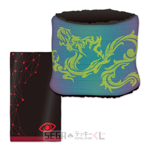 B賞-1 サラシネックウォーマー 龍のサラシ [ネックウォーマー : 全長約35cm  袋 : 全長約35cm]