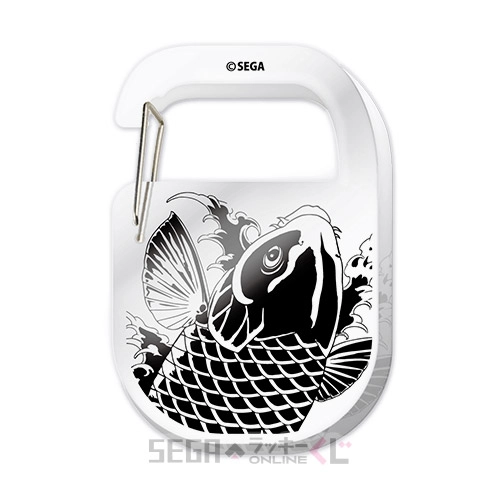 E賞-2 クリアカラビナ 緋鯉 [全長約8cm]