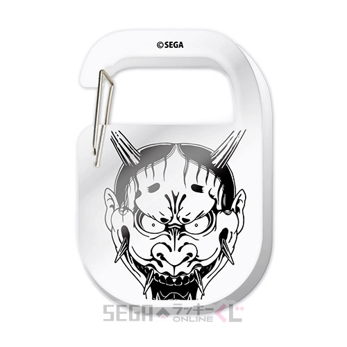 E賞-3 クリアカラビナ 般若 [全長約8cm]