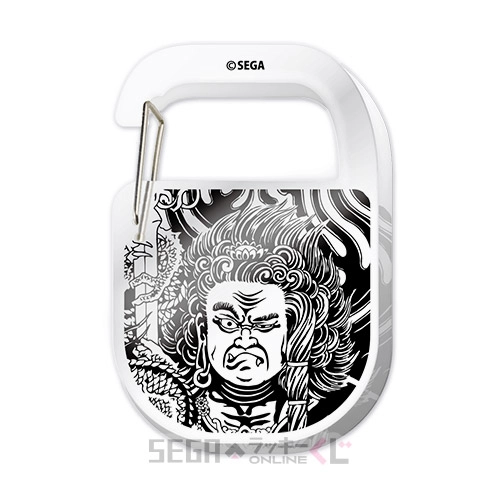 E賞-4 クリアカラビナ 不動明王 [全長約8cm]