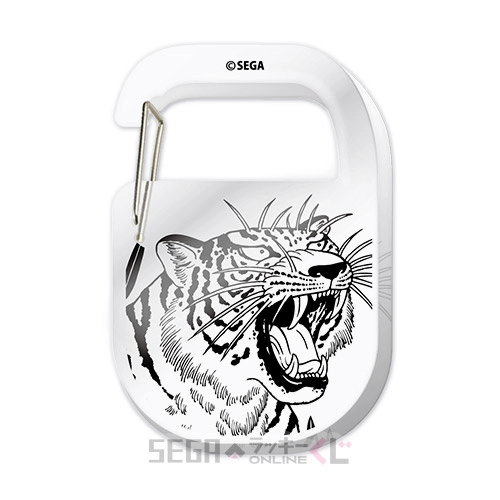 E賞-6 クリアカラビナ 虎 [全長約8cm]