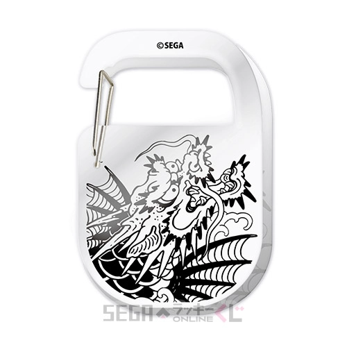 E賞-7 クリアカラビナ 龍魚 [全長約8cm]
