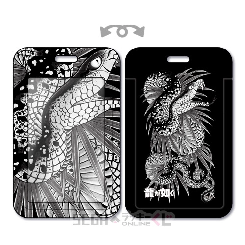 H賞-6 ハードカードケース ハブとシュロの葉 [全長約11cm]