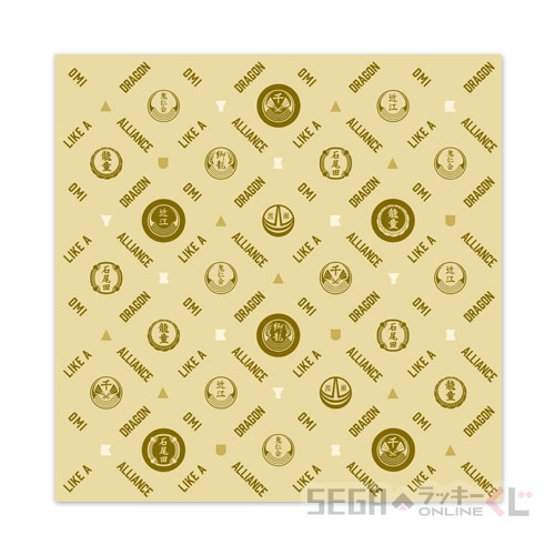 I賞-15 デザインハンカチ デザインO [全長約30cm]