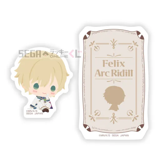 F賞-4 ステッカーセット フェリクス・アーク・リディル [全長約2~6cm]