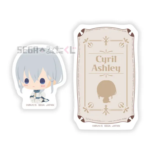 F賞-5 ステッカーセット シリル・アシュリー [全長約2~6cm]