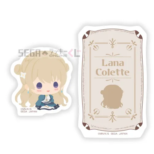 F賞-6 ステッカーセット ラナ・コレット [全長約2~6cm]