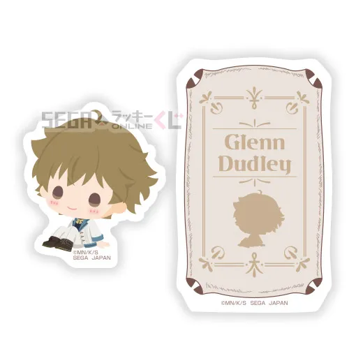 F賞-7 ステッカーセット グレン・ダドリー [全長約2~6cm]