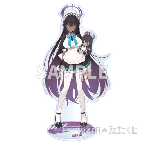 C賞-3 ふわぷち アクリルスタンド カリン [全長約15~16cm]