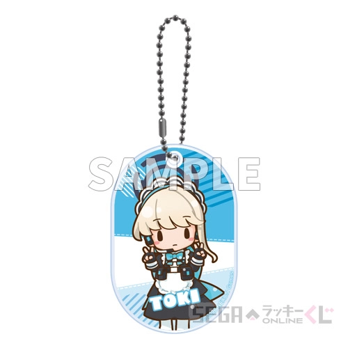 E賞-10 ふわぷち アクリルチャーム トキ B [全長約6cm]