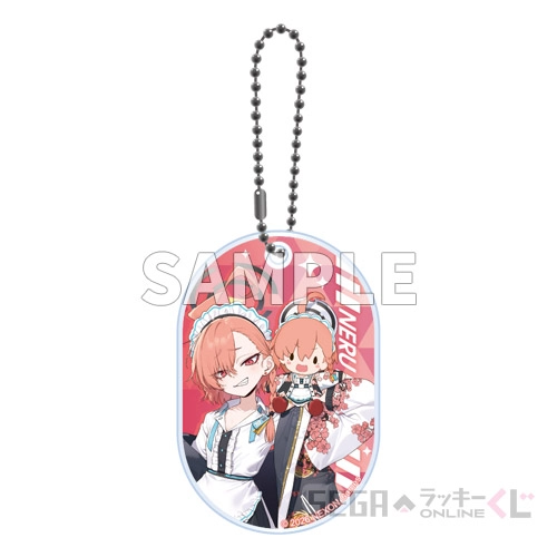 E賞-1 ふわぷち アクリルチャーム ネル A [全長約6cm]