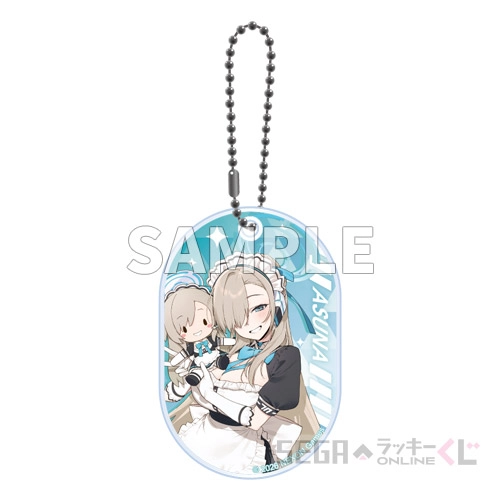 E賞-3 ふわぷち アクリルチャーム アスナ A [全長約6cm]