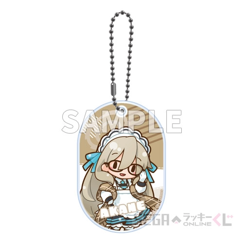 E賞-8 ふわぷち アクリルチャーム アカネ B [全長約6cm]