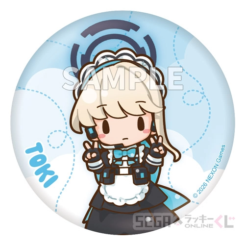 F賞-10 ふわぷち BIG缶バッジ トキ B [全長約7.5cm]