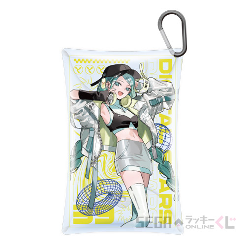 D賞 クリアマルチポーチ 初音ミク DJ Ver. 等身(全4種)