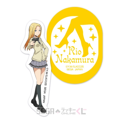 3年E組賞-17 ステッカーセット 中村莉桜 [全長約5~7cm]