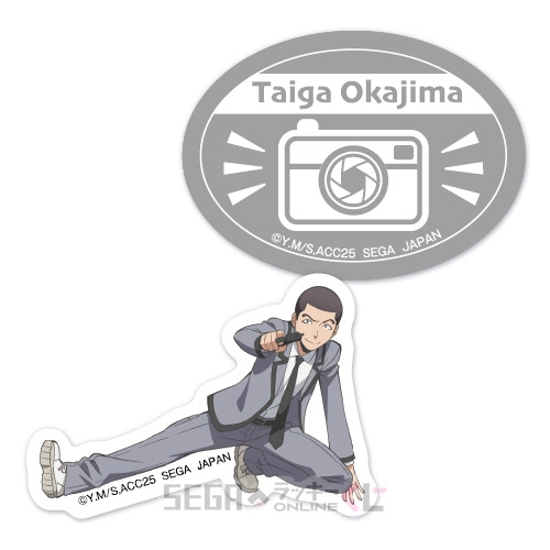 3年E組賞-3 ステッカーセット 岡島大河 [全長約5~7cm]