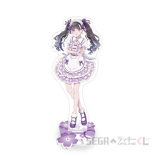 B賞-2 ビッグアクリルスタンド 新里アズ [全長約9.6~15.3×22~25cm]