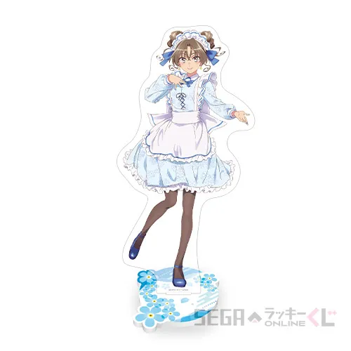 B賞-5 ビッグアクリルスタンド 上泉マイ [全長約9.6~15.3×22~25cm]