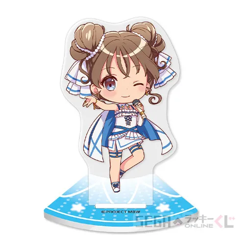 D賞-10 ミニアクリルスタンド 上泉マイ（魔法衣装） [全長約3.3~5.2×4.2~8cm]