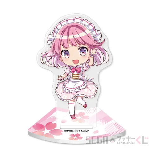 D賞-1 ミニアクリルスタンド 赤城ユイナ [全長約3.3~5.2×4.2~8cm]