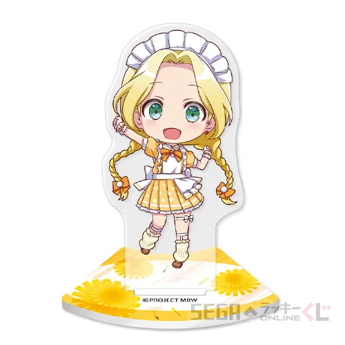 D賞-4 ミニアクリルスタンド 三俣チョコ [全長約3.3~5.2×4.2~8cm]