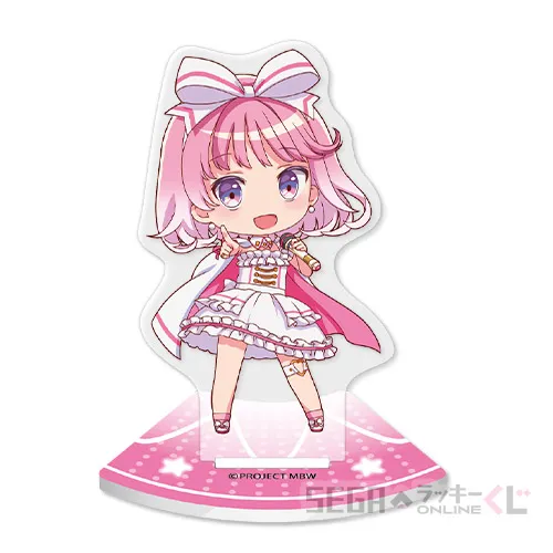 D賞-6 ミニアクリルスタンド 赤城ユイナ（魔法衣装） [全長約3.3~5.2×4.2~8cm]