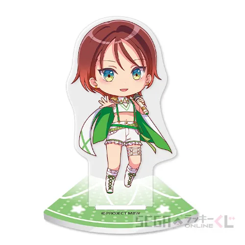 D賞-8 ミニアクリルスタンド 北原キョウカ（魔法衣装） [全長約3.3~5.2×4.2~8cm]