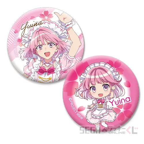 E賞-1 コレクション缶バッジ ２柄セット A [全長約5cm]