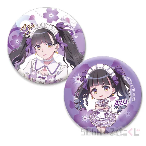 E賞-2 コレクション缶バッジ ２柄セット B [全長約5cm]