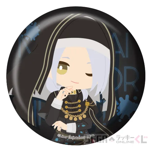 F賞-23 デフォルメ缶バッジ 雪白 東 [全長約7.5cm]