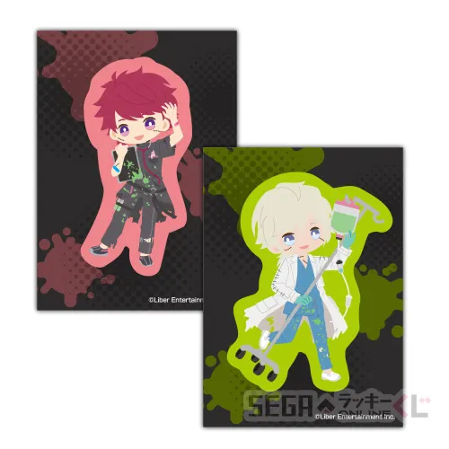 H賞-1 デフォルメステッカーセット 佐久間 咲也・シトロン [全長約7cm]